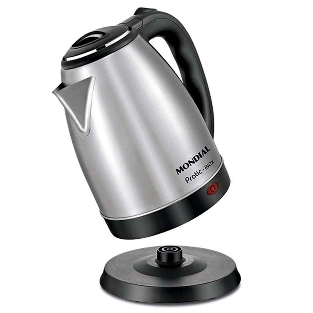 Chaleira Elétrica Mondial Pratic CE-06 com Capacidade de 2L - Inox - 3
