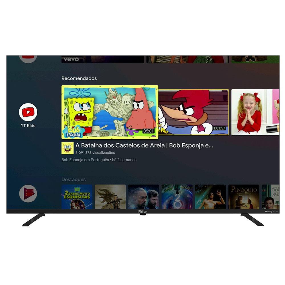 Smart TV LED 50" 4K Philco PTV50G10AG11SK Android TV, Dolby Audio, HDR e Processador Quad-core - 2