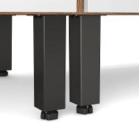 Balcão Demóbile Firenze com 3 Portas, 2 Gavetas e 1 Prateleira - Amêndola/Branco - 5