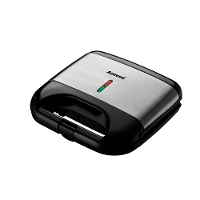 Sanduicheira e Grill Amvox Preta LED ON/OFF 750W AMS 500 BLACK - 1