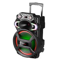 Caixa Amplificada Amvox Led Bluetooth Recarregável USB Auxiliar Bivolt 550W ACA  550 STRONDO II - 1