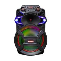Caixa Amplificada Amvox Led Bluetooth Recarregável USB Auxiliar Bivolt 550W ACA  550 STRONDO II