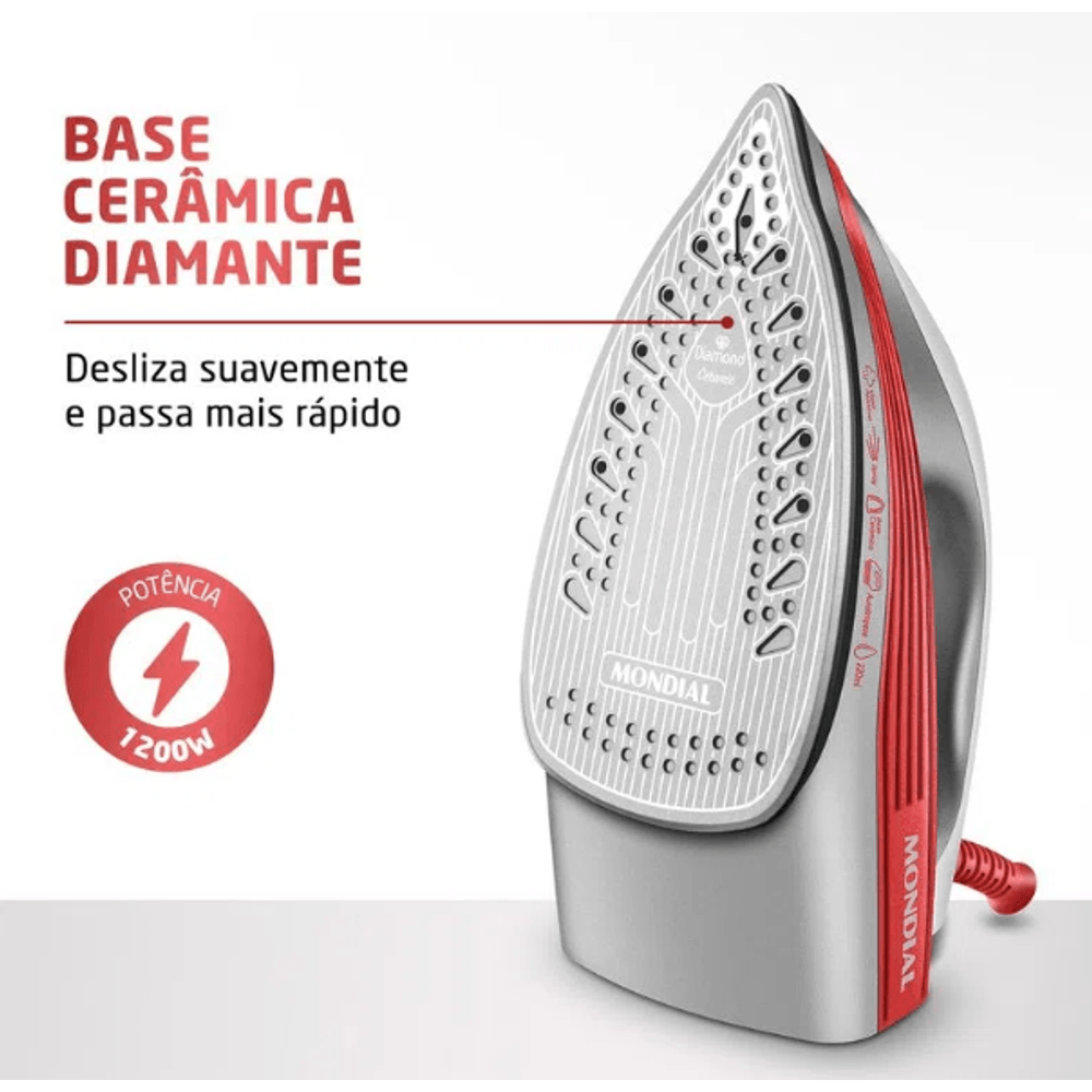 Ferro a Vapor Mondial FVN-01-O 220V/60Hz . - 1