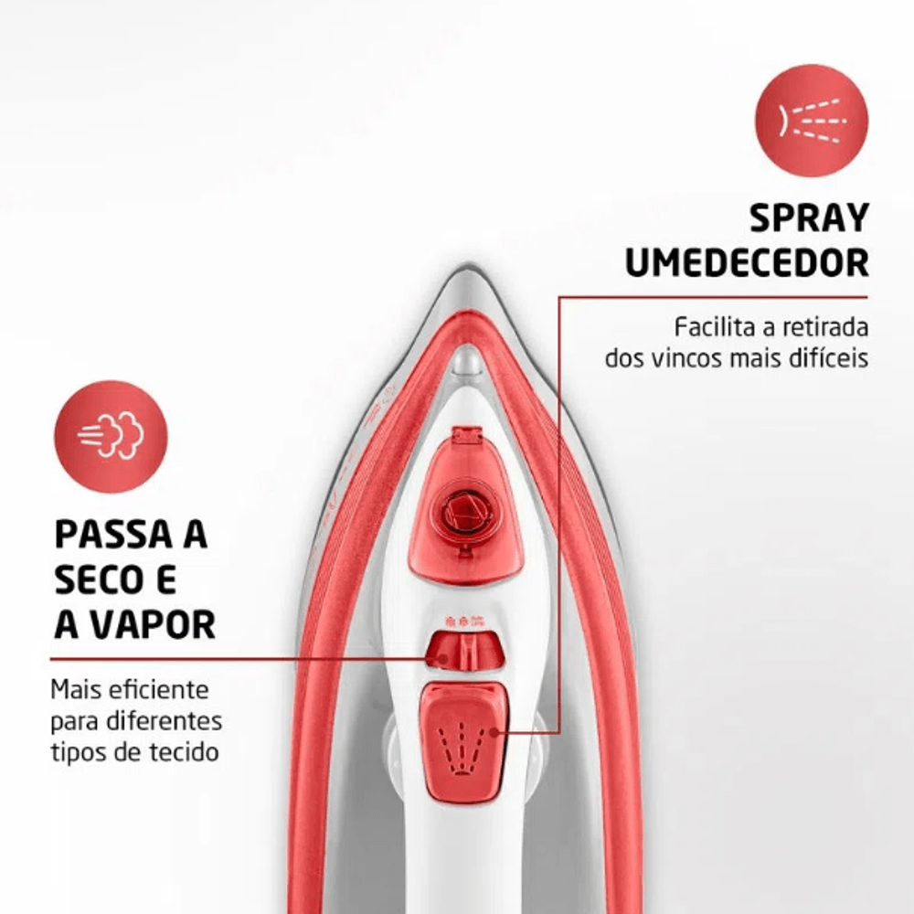 Ferro a Vapor Mondial FVN-01-O 220V/60Hz . - 2