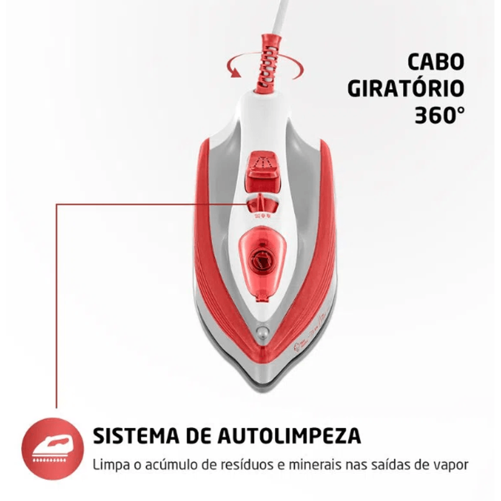 Ferro a Vapor Mondial FVN-01-O 220V/60Hz . - 3