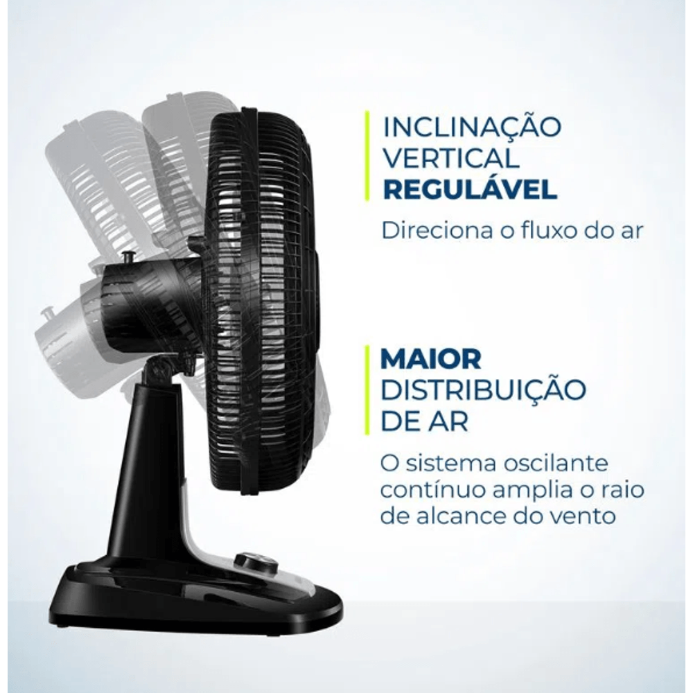 Ventilador de Mesa Mondial Turbo 8 Pás VTX-40-8P 127V/60Hz - 4