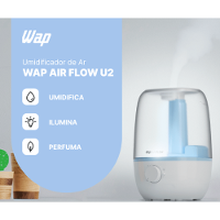 Umidificador de Ar 2,3L WAP AIR FLOW U2 25W 3 em 1 Bivolt - 4