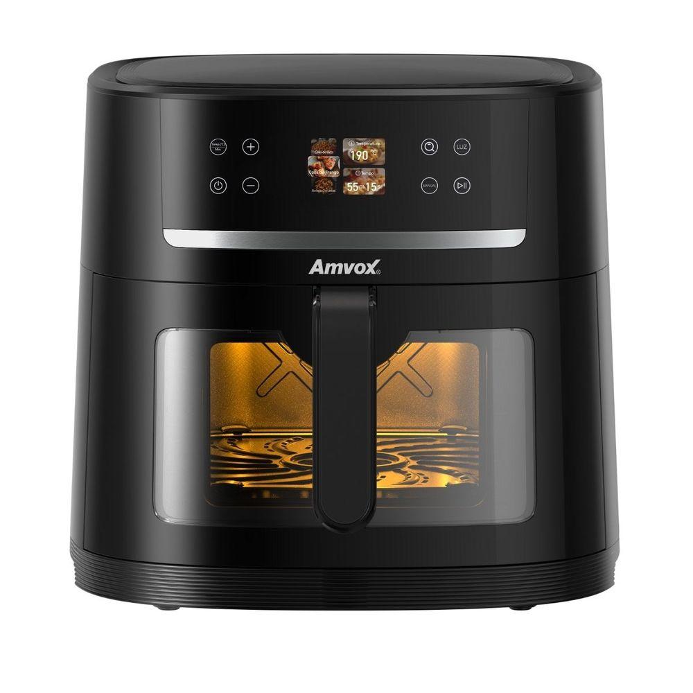 Air Fryer 8L 1700W Amvox ARF 1480 I.A Digital Antiader Timer Black 220V - 1