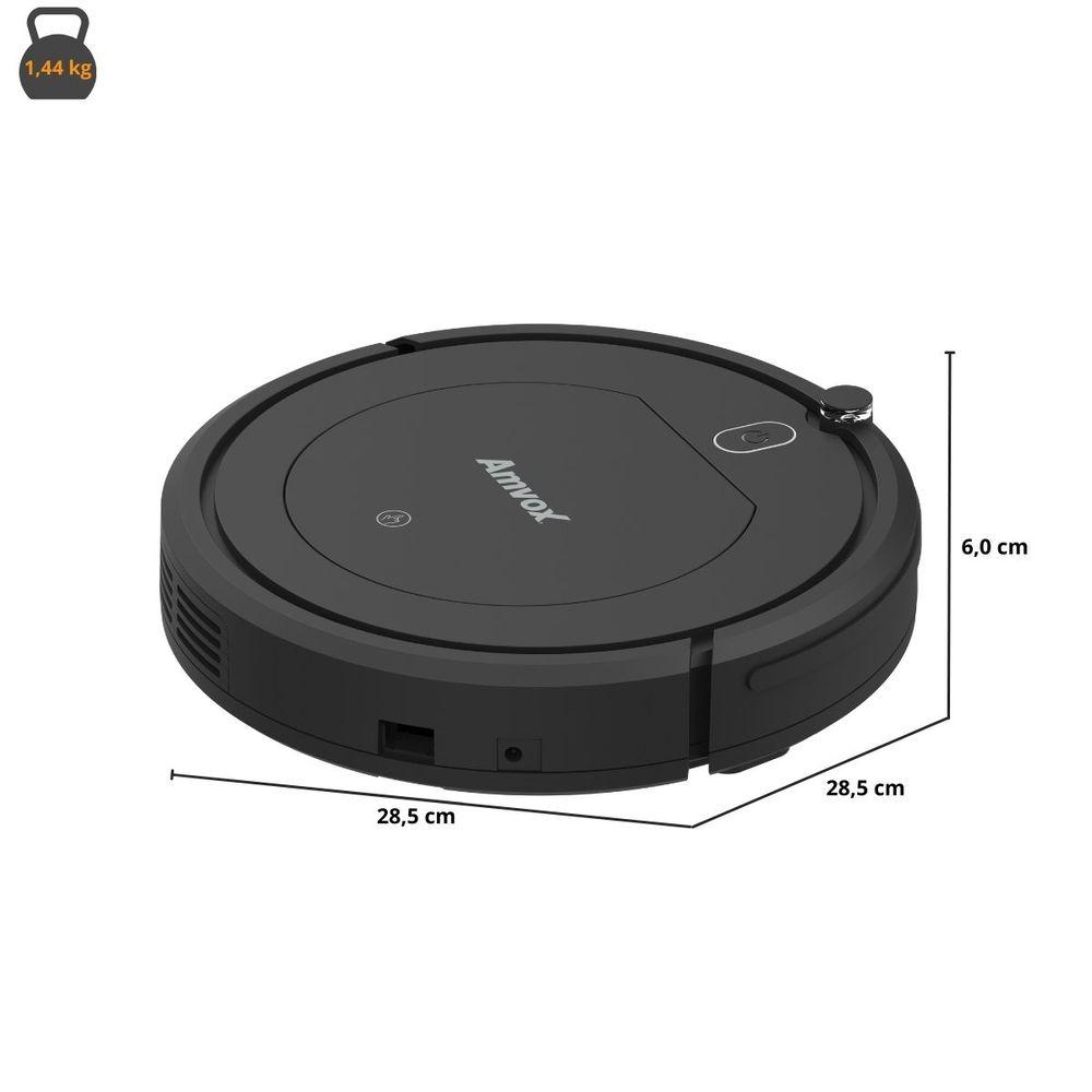 Robô Aspirador Amvox 3 Funções ASP 018 BLACK Bivolt - 3
