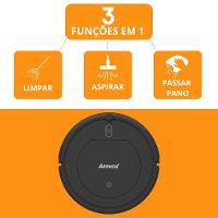 Robô Aspirador Amvox 3 Funções ASP 018 BLACK Bivolt - 6