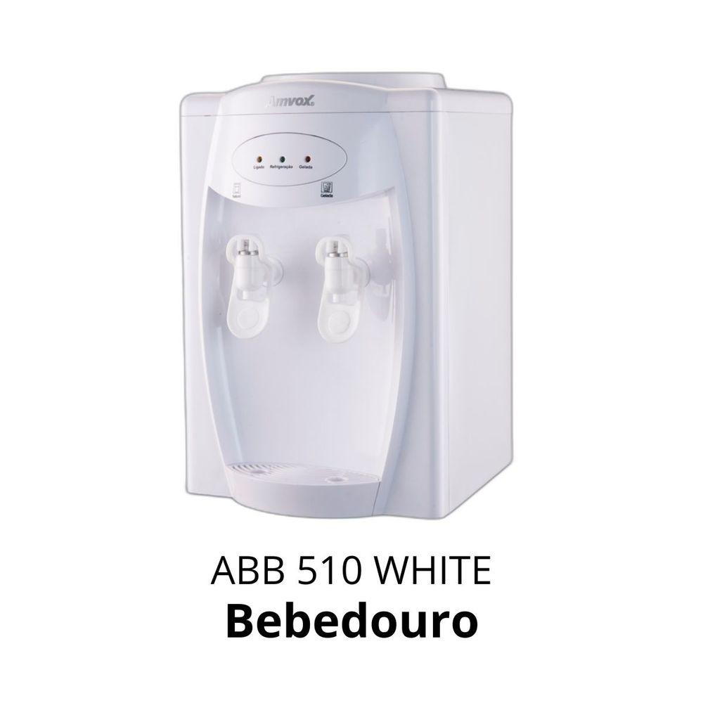 Bebedouro Amvox ABB 510 80W Com compressor 1,6 Branco 220V - 2