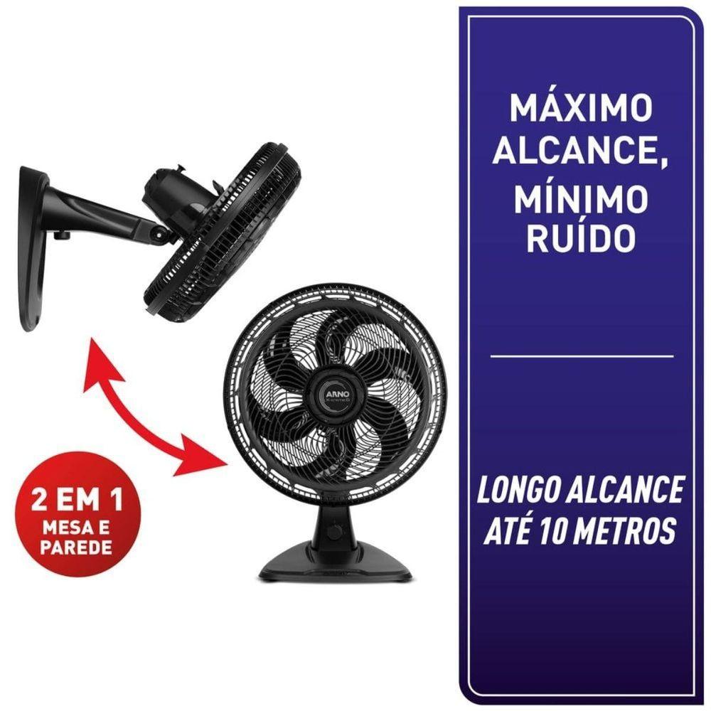 Ventilador 2 Em 1 Arno 40cm X-treme 6p Ve60 140w 110v - 5