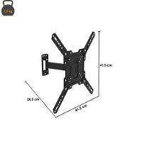 Suporte de Parede Móvel Para TV 26" A 65" Amvox AST 30A VESA Black - 2