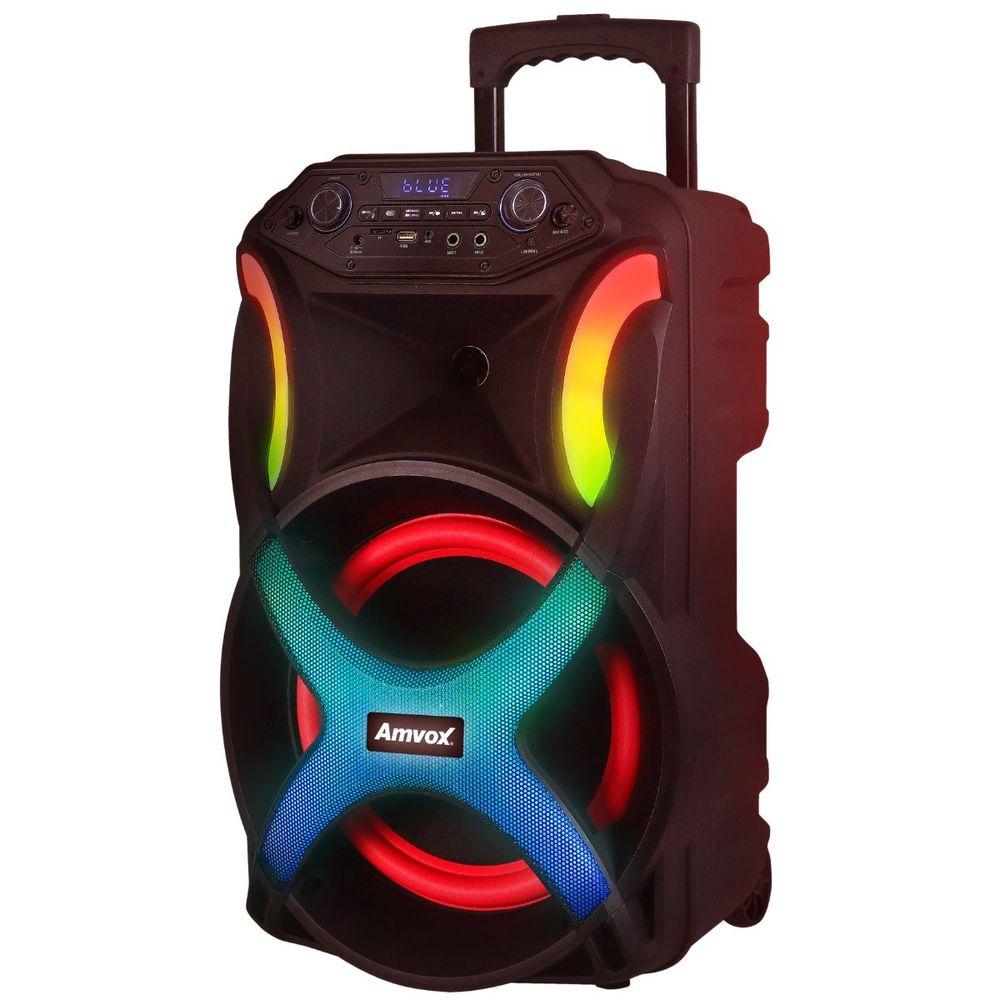 Caixa Amplif 680W Amvox ACA 680 Fantasy Woofer 12 Led BT USB Micro SD FM TWS Biv - 1