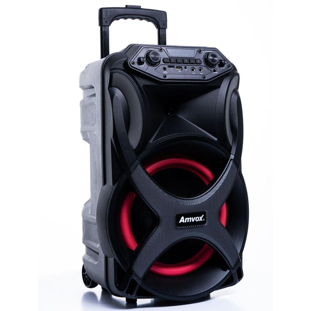 Caixa Amplif 680W Amvox ACA 680 Fantasy Woofer 12 Led BT USB Micro SD FM TWS Biv - 4