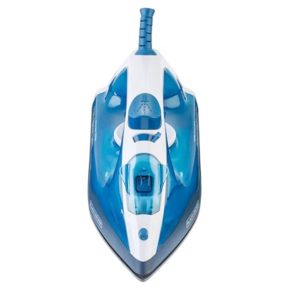 Ferro a Vapor Black+Decker 1200W Base Antiaderente Spray Branco e Azul 110V - 6