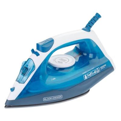 Ferro a Vapor Black+Decker 1200W Base Antiaderente Spray Branco e Azul 110V