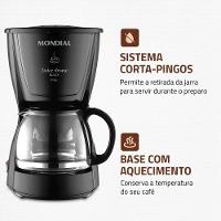 Cafeteira Elétrica Mondial 550W Dolce Arome C-30-18X-FB 220V - 3
