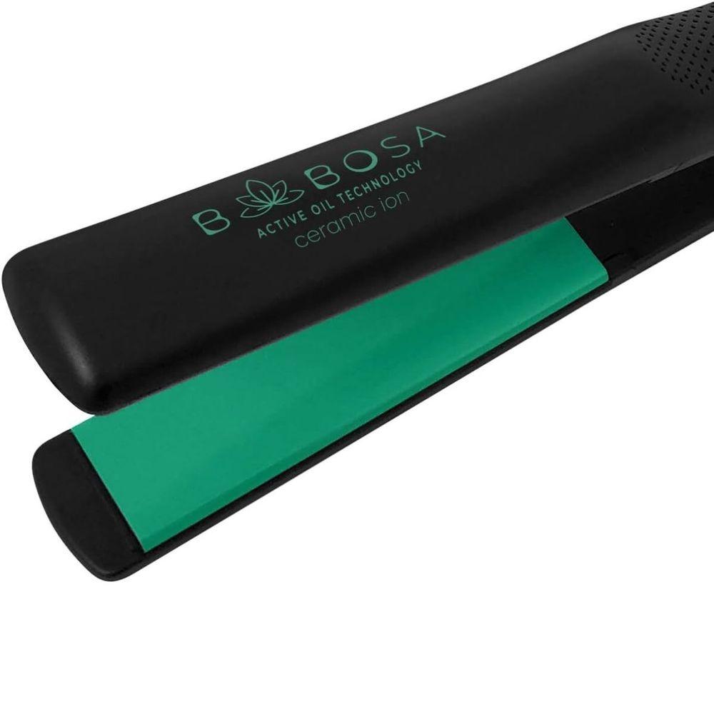 Prancha de Cabelo GA.MA Italy Babosa Ceramic Íon 220°C Preto Bivolt - 1