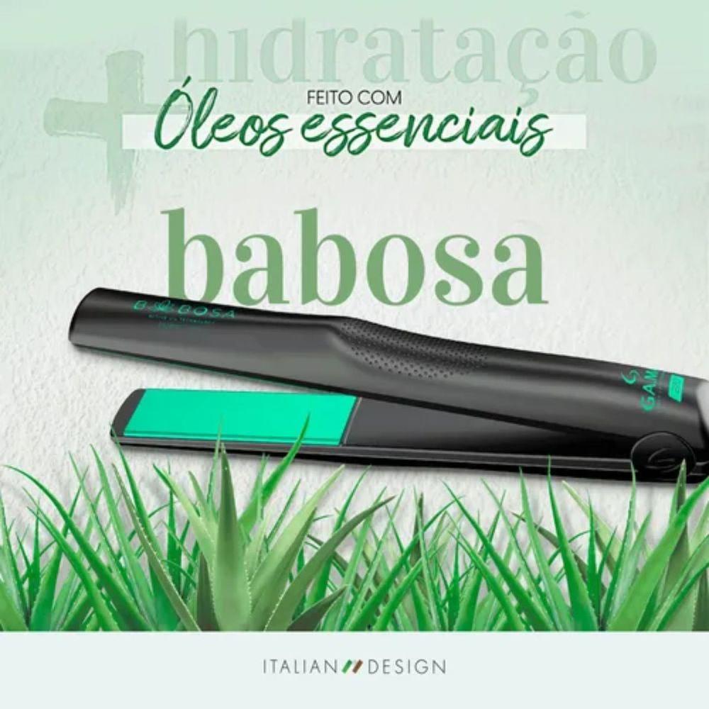 Prancha de Cabelo GA.MA Italy Babosa Ceramic Íon 220°C Preto Bivolt - 5