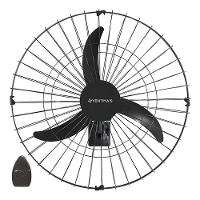 VENTILADOR OSC DE PAREDE 60CM VENTIMAIS PRETO LIGHT 147W 220V - 1