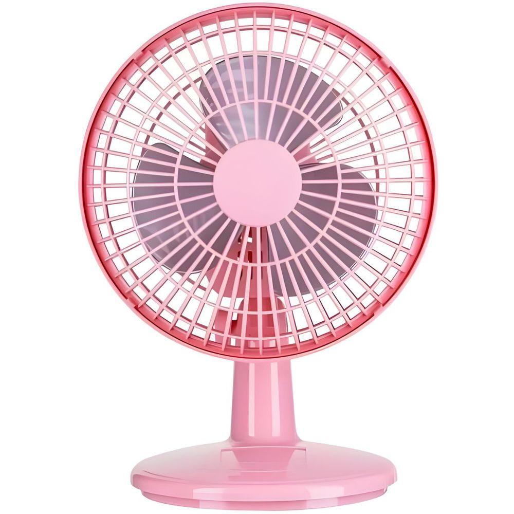 Ventilador Mini 20cm Ventimais Turbo 2 Vel Rose/Prata 110V - 6
