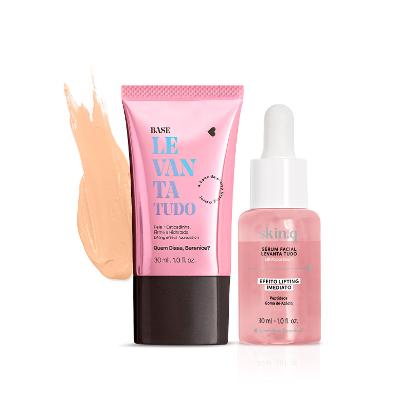 Quem disse, Berenice? Kit: Sérum Facial Skin.q 30ml + Base Líquida Cor 01F 30ml