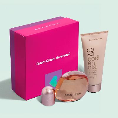 Quem disse, Berenice? Kit Presente Desobediente: Eau de Parfum 100ml + Loção Hidratante Corporal Desobediência 200g + Caixa Presente