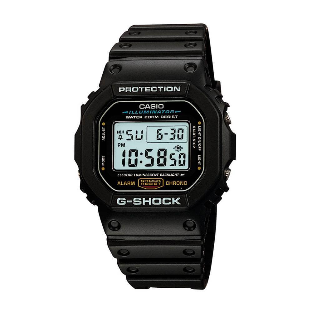 Relógio de Pulso Casio G-Shock Masculino Digital Dw-5600e-1vdf - 1