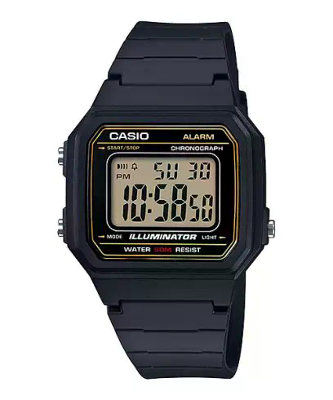Relógio de Pulso Casio Masculino Illuminator W-217h-9avdf Preto Digital