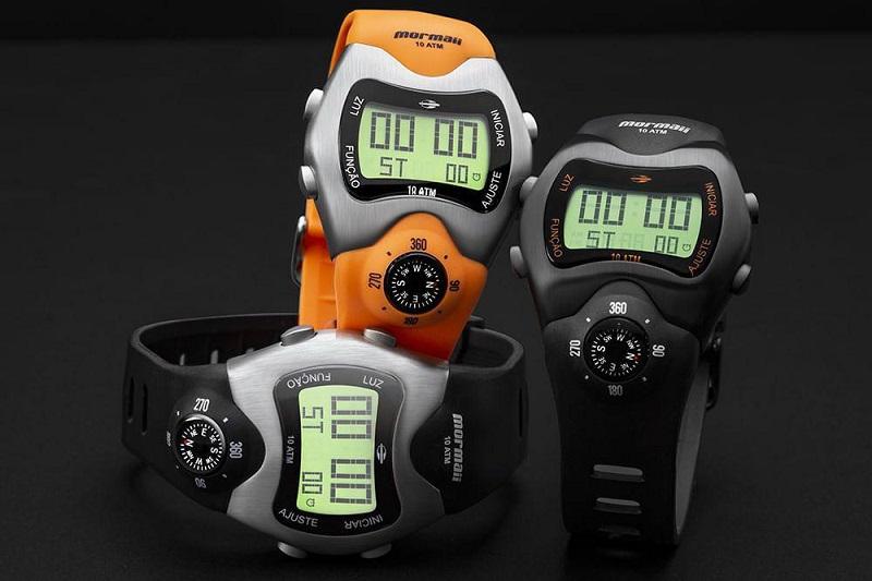 Relógio Masculino Mormaii Esportivo Prova D'Água Digital Bússola Preto e Prata MO1324AB/1P - 7
