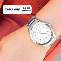 Relógio Feminino Champion Prata Rosé Analógico CN29410A + Bolsa Clutch - 2