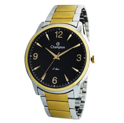 Relógio de Pulso Masculino Bicolor Champion Slim Analógico CN21078P