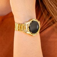 Relógio de Pulso Champion Feminino Digital Dourado CH48019H Colar e Brincos - 3