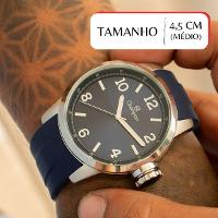 Relógio de Pulso Masculino Champion Analógico Azul Prova D'Água CN29758A - 2