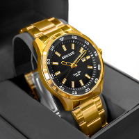 Relógio Seculus Masculino Long Life Dourado Analógico 20786GPSVDA3 - 2