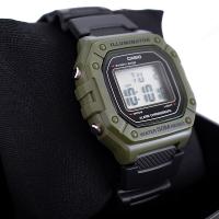 Relógio de Pulso Masculino Casio Digital Verde Standard W-218H-3AVDF - 6