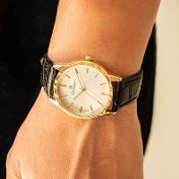 Relógio Champion Feminino Couro Preto CH22519W Colar e Brincos