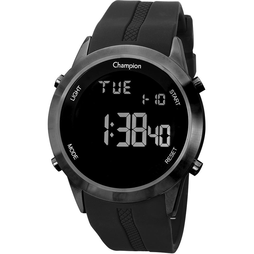 Relógio Champion Masculino Digital Silicone Esportivo Preto CH40259D - 2