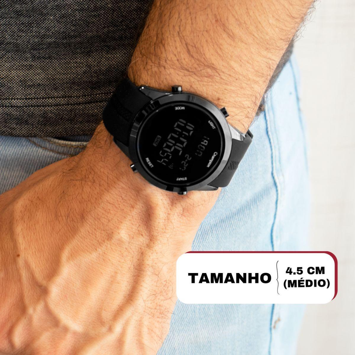 Relógio Champion Masculino Digital Silicone Esportivo Preto CH40259D - 4