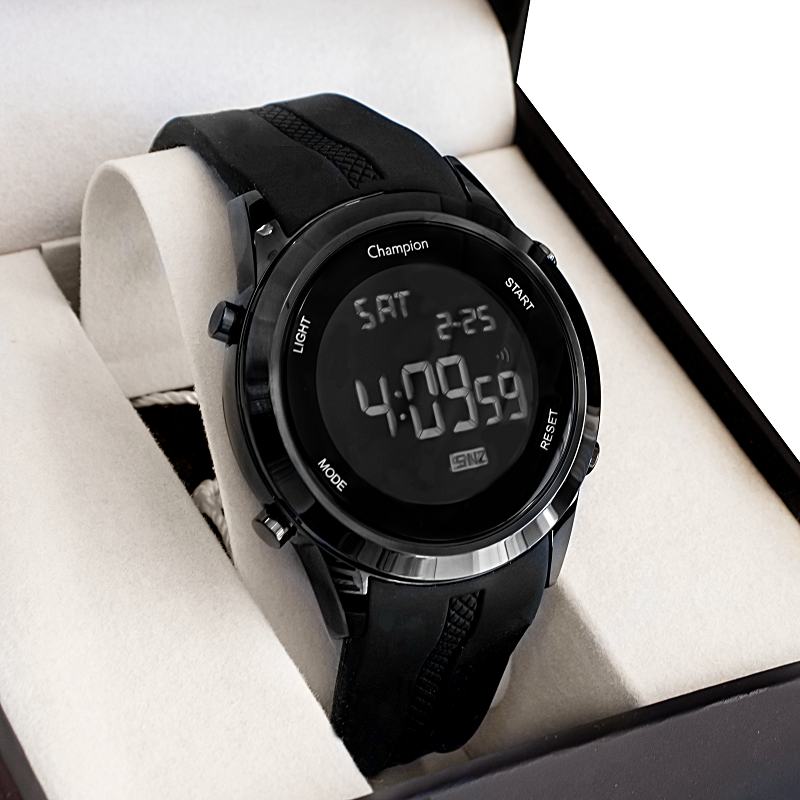 Relógio Champion Masculino Digital Silicone Esportivo Preto CH40259D - 5