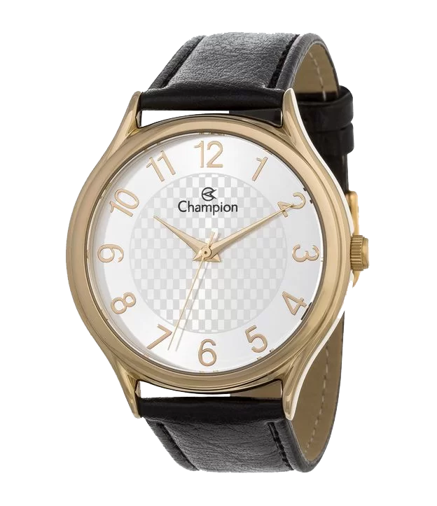 Relógio Champion Feminino Analógico Dourado Couro Colar e Brincos CH22706W - 5