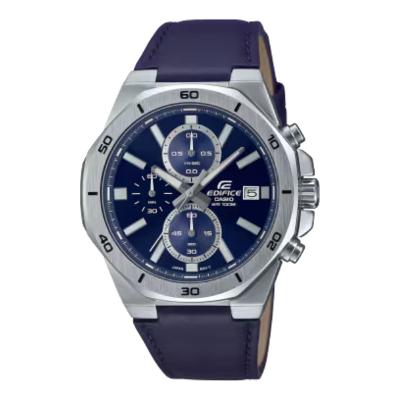 Relógio de Pulso Masculino Edifice Cronógrafo Couro EFV-640L-2AVUDF