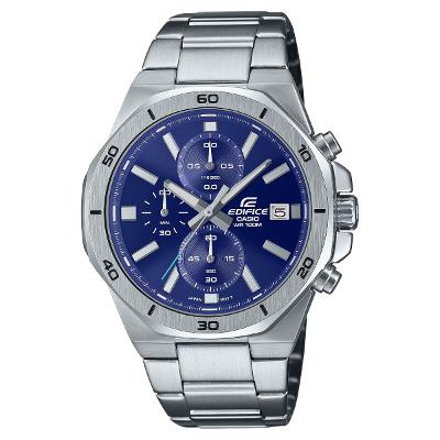 Relógio Masculino Casio Edifice Cronografo Analóico Prata EFV-640D-2AVUDF