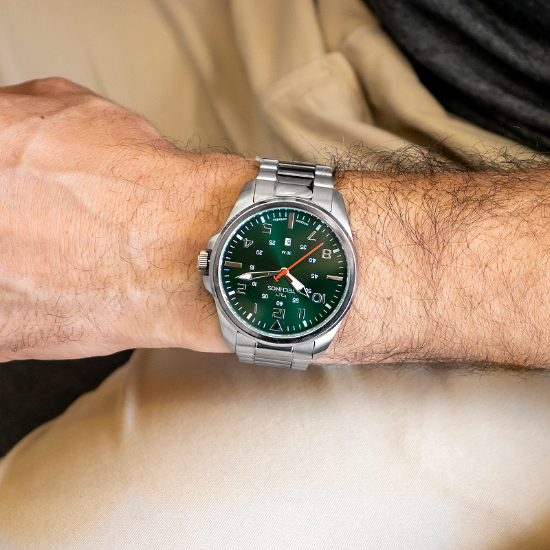 Relógio de Pulso Masculino Technos Analógico Prata Com Calendário 2115MYS/1V - 5