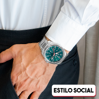 Relógio de Pulso Masculino Technos Analógico Prata Com Calendário 2115MYS/1V - 3