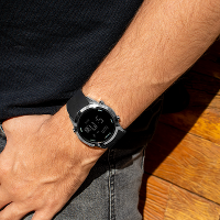 Relógio de Pulso Masculino Champion Digital Prata Silicone CH40259T - 5