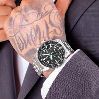 Relógio de Pulso Citizen Masculino Analógico Eco-Drive Aviator TZ31132T - 3