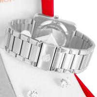 Kit Relógio Champion Feminino Digital Prata Espelhado Colar Brincos CH40086S - 6