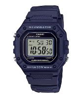 Relógio de Pulso Masculino Casio Digital Azul Standard W-218H-2AVDF - 1